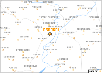 map of Osong-ni