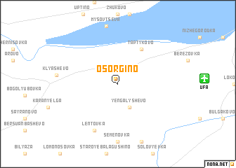 map of Osorgino