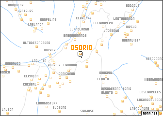 map of Osorio