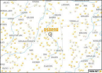map of Osorna