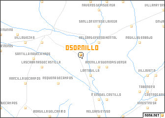map of Osornillo