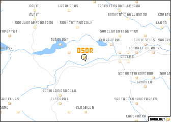 map of Osor