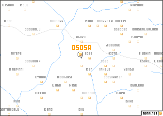 map of Ososa