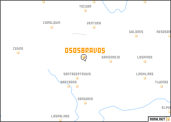 map of Osos Bravos
