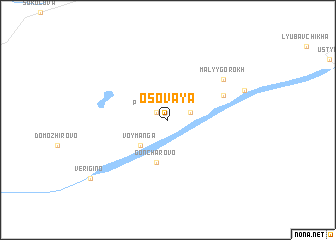 map of Osovaya