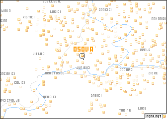 map of Osova