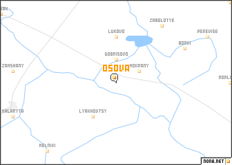 map of Osova