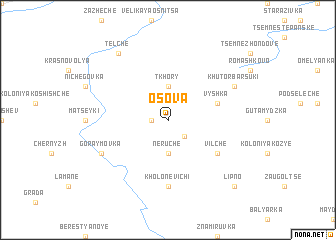 map of Osova