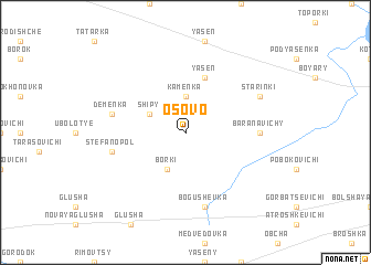 map of Osovo