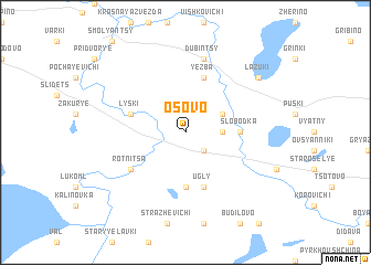 map of Osovo