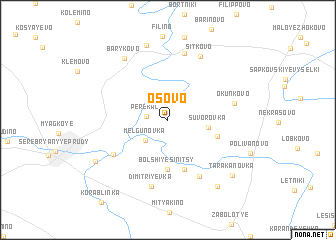 map of Osovo