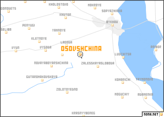 map of Osovshchina