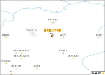 map of Osovtse