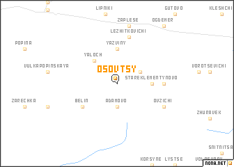 map of Osovtsy