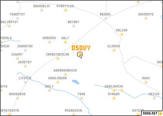 map of Osovy