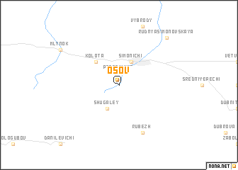 map of Osov