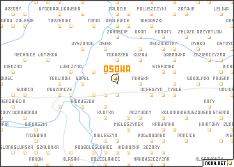 map of Osowa