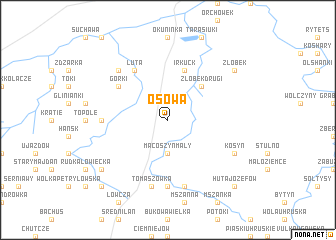 map of Osowa