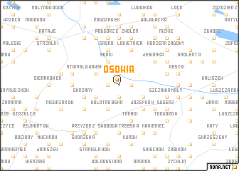 map of Osowia