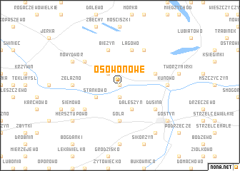 map of Osowo Nowe