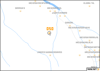 map of Oso