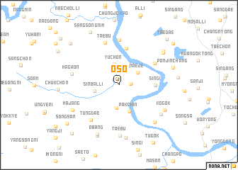 map of Oso