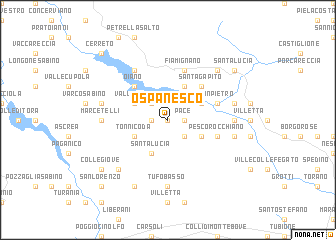 map of Ospanesco