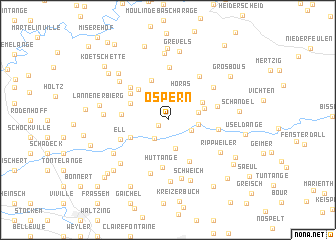 map of Ospern