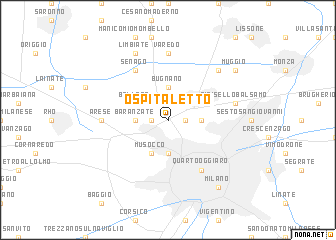 map of Ospitaletto