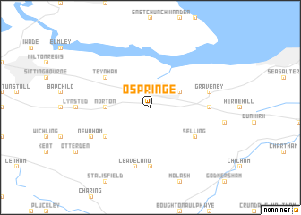 map of Ospringe