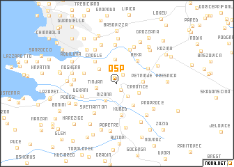 map of Osp