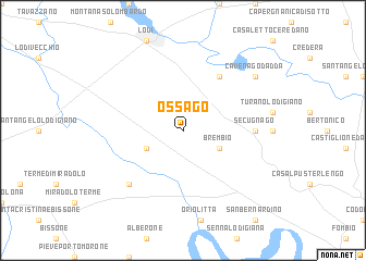 map of Ossago