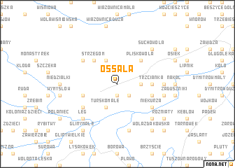 map of Ossala