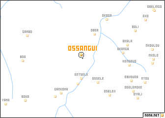 map of Ossangui