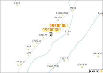 map of Ossangui