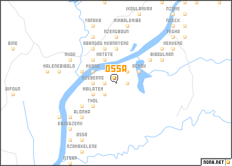 map of Ossa