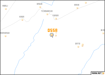 map of Ossa