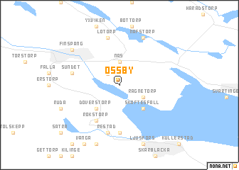 map of Össby