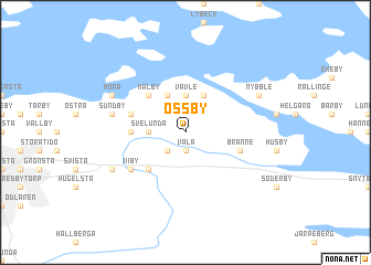 map of Össby