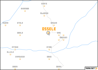 map of Ossélé