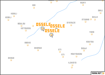 map of Ossélé