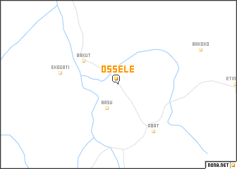 map of Ossele