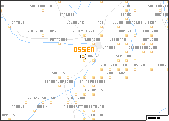 map of Ossen