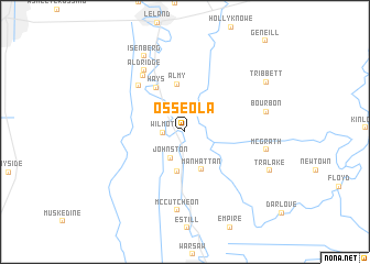 map of Osseola