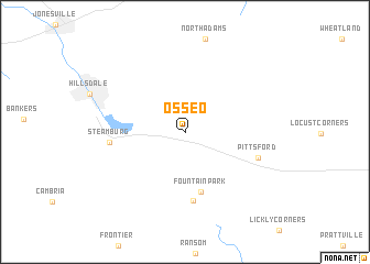 map of Osseo