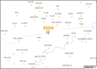 map of Ossia