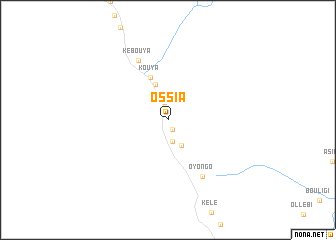 map of Ossia