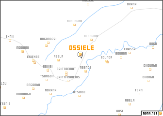 map of Ossiélé