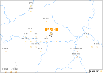map of Ossima