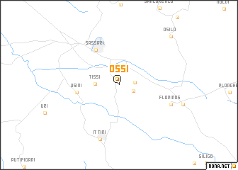 map of Ossi